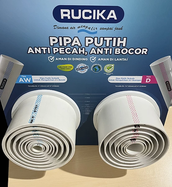 foto sample pipa pvc rucika standard aw/d